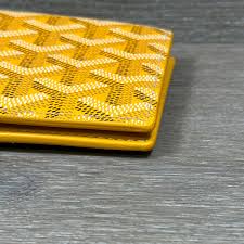 Goyard Wallet Yellow